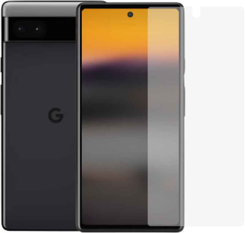 Google Pixel 6a 128GB Zwart 5G + PanzerGlass Screenprotector - Jouwtelefoon.nl