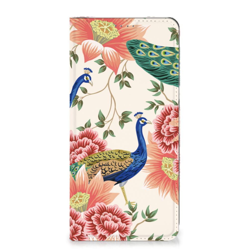 Hoesje maken voor Google Pixel 8 Pro Pink Peacock - Jouwtelefoon.nl